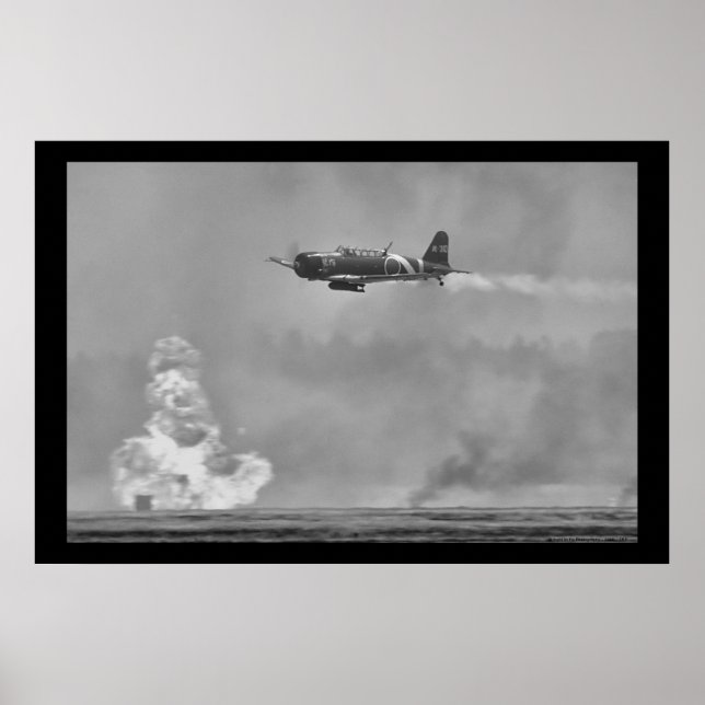 Japanska B5N Kate Torpedo Bomber Poster (Framsidan)