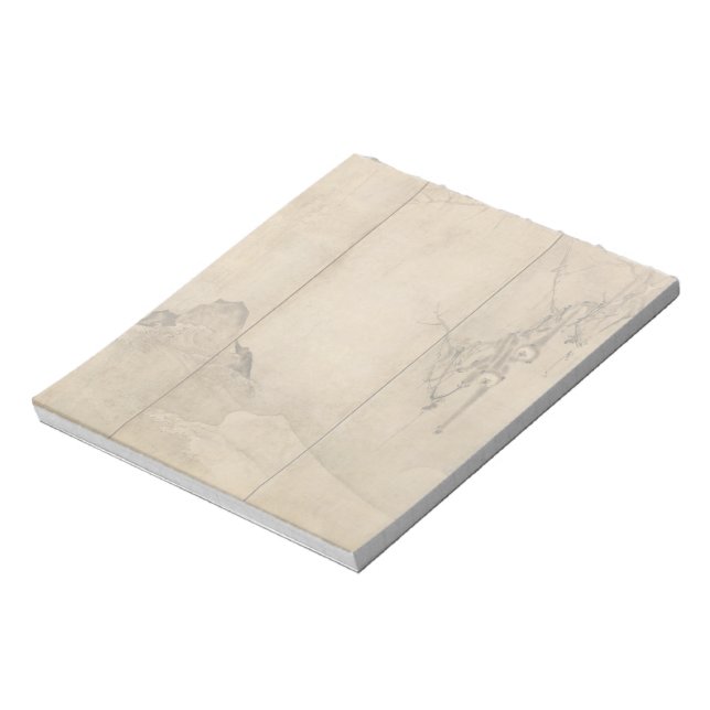 Japanska Bläck om pappra Gibbons Primates & Ligcap Anteckningsblock (Roterad)