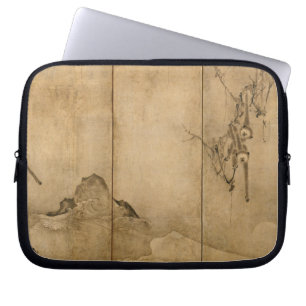 Japanska Bläck om pappra Gibbons Primates & Ligcap Laptop Sleeve