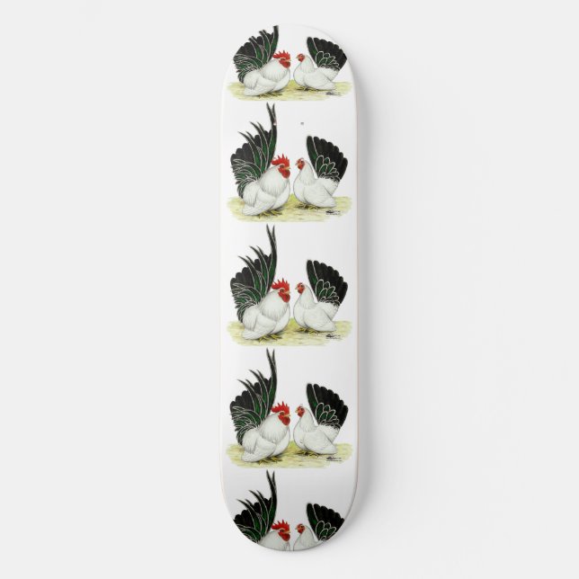 Japanska Blacktail Bantams Skateboard Bräda 20,5 Cm (Framsida)