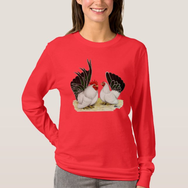 Japanska Blacktail Bantams T-shirt (Framsida)