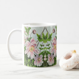 Japanska blommor - kaffemugg