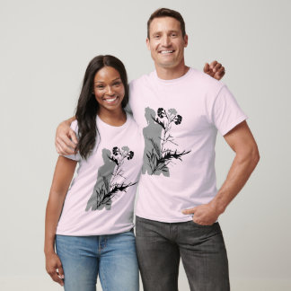 Japanska blommor t-shirt