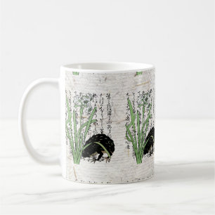 Japanska botaniska grodyngdyngdrom från artonhundr kaffemugg