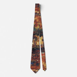 Japanska bron av Claude Monet, Vintage Fine Art Slips