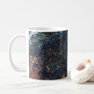 Japanska bron av Claude Monet, Vintage finkonst Kaffemugg