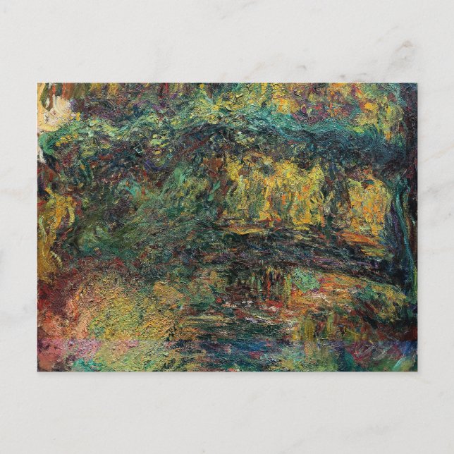 Japanska bron - Claude Monet Vykort (Framsida)