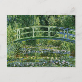Japanska bron Monet Vatten Lilies Vykort