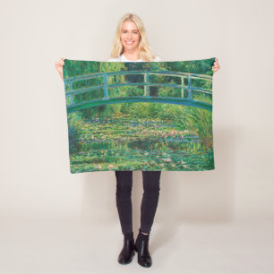 Japanska bron (Vatten-Lily Pond), Monet Fleecefilt