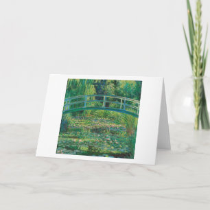 Japanska bron (Vatten-Lily Pond), Monet Kort