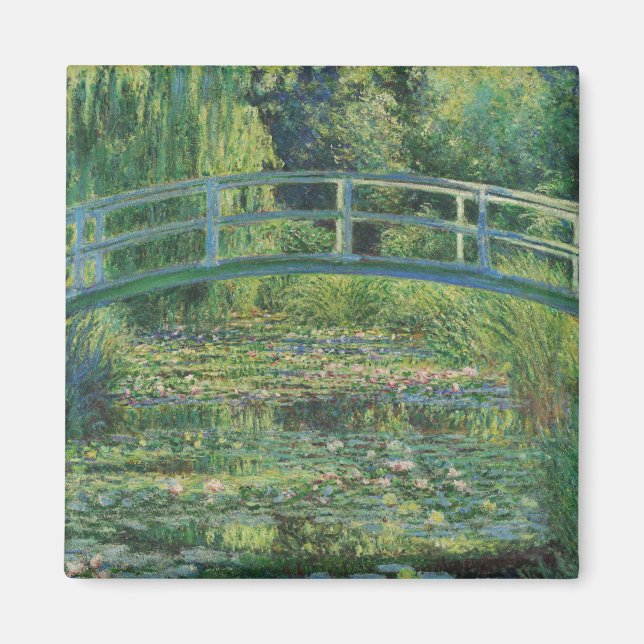 Japanska bron (Vatten-Lily Pond), Monet Magnet (Framsidan)