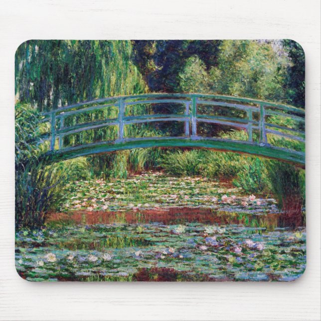Japanska bron (Vatten-Lily Pond), Monet Musmatta (Framsidan)