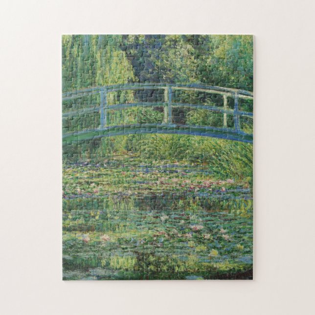 Japanska bron (Vatten-Lily Pond), Monet Pussel (Vertikal)