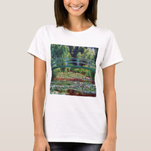 Japanska bron (Vatten-Lily Pond), Monet T Shirt