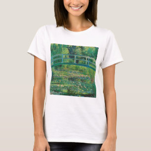 Japanska bron (Vatten-Lily Pond), Monet T Shirt