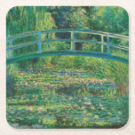 Japanska bron (Vatten-Lily Pond), Monet Underlägg Papper Kvadrat<br><div class="desc">Oscar-Claude Monet (14 november 1840-5 december 1926) var en Fransk målare, en av de Fransk Impressionistiska målningarna och den mest konsekventa och skickliga utövaren av rörelsens filosofi att uttrycka sina uppfattningar före naturen, särskilt när det gäller plätering av landskapsbilden i luft. Uttrycket ""Impressionism" härrör från titeln på hans målning Impression,...</div>