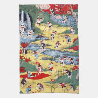 Japanska Cats Land, Utagawa Kunitoshi