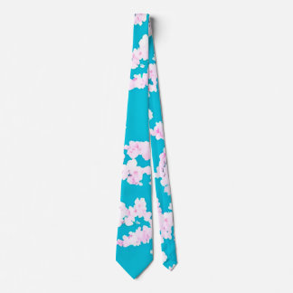 Japanska Cherry Blommar Mönster Vår Blooms Tie Slips