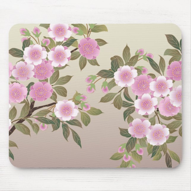 Japanska Cherry-Blommar Musmatta (Framsidan)