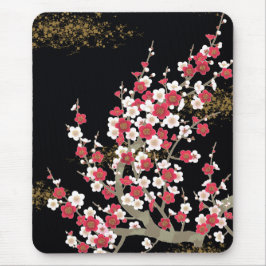 Japanska Cherry Blommars Blommigt Fine Art Musmatta