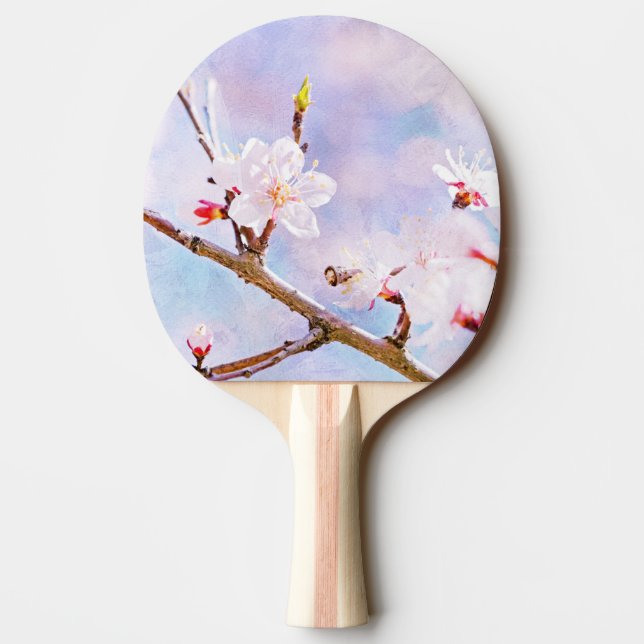 Japanska Cherry - Sakura i Bloom Pingisracket (Baksidan)
