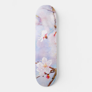 Japanska Cherry - Sakura i Bloom Skateboard Bräda 20,5 Cm