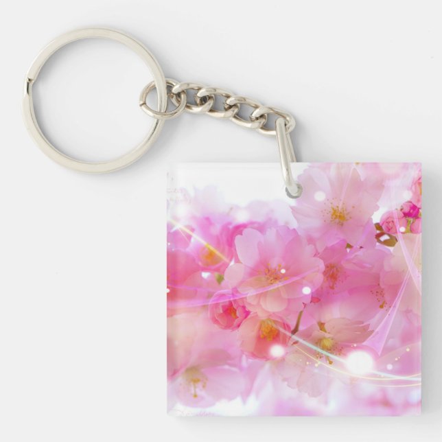 Japanska Cherry Träd med Pastel Rosa Blommars (Framsidan)