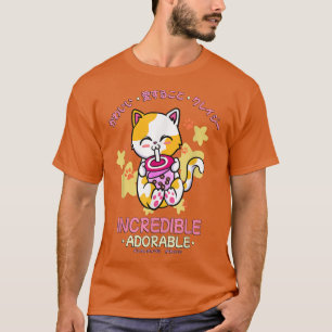 Japanska - Cute Bubble Tea Cat Kitten IncrediA A T Shirt