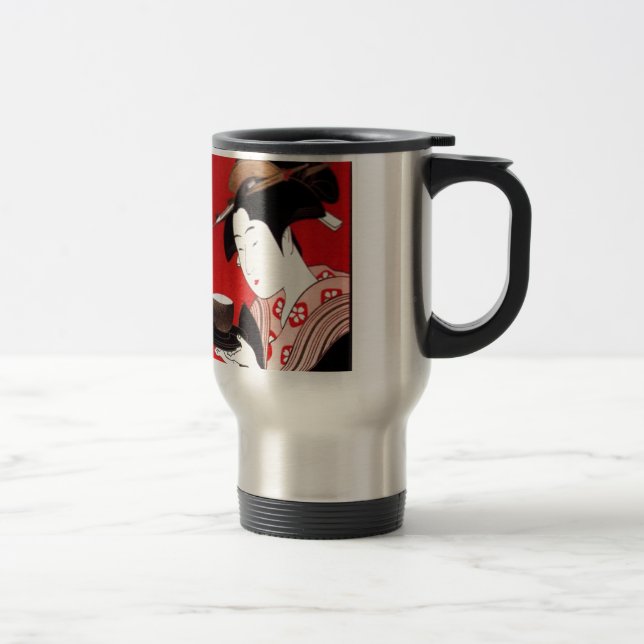 Japanska Dam Tea Sergio Ceremony Art Print Resemugg (Höger)