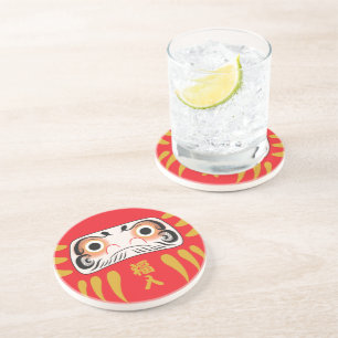 Japanska daruma (två Ögon) Underlägg