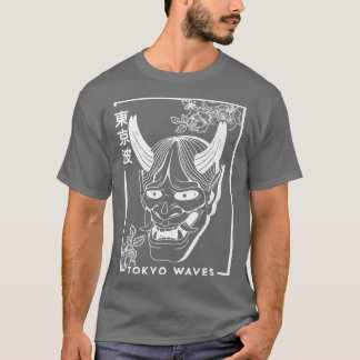 Japanska Demon Ro Minimalistic Aesthetic Japan T Shirt