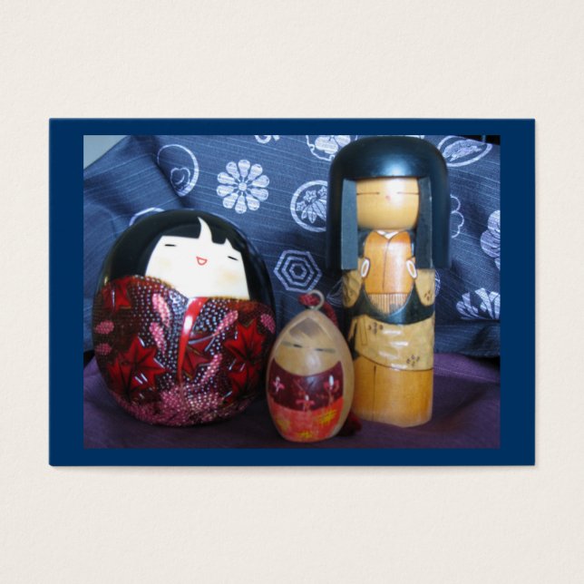 Japanska dockor visitkort (Framsidan)