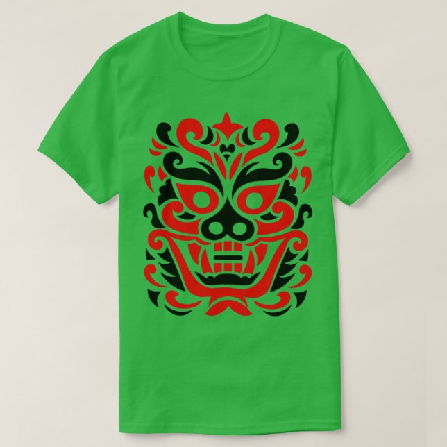 Japanska Dragon20 T Shirt (Design framsida)