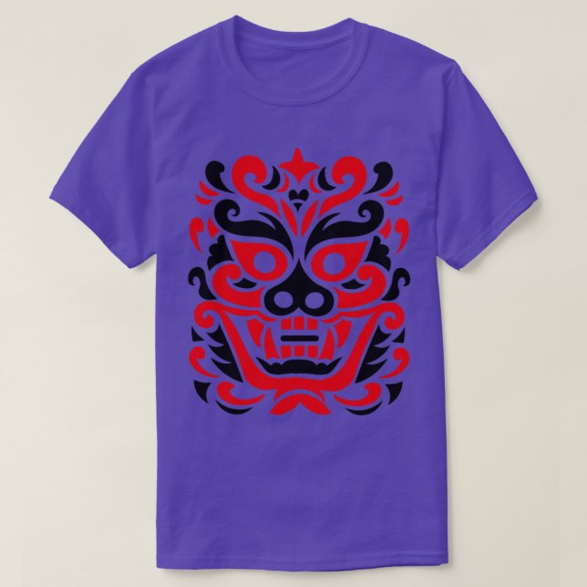 Japanska Dragon20 T Shirt (Design framsida)