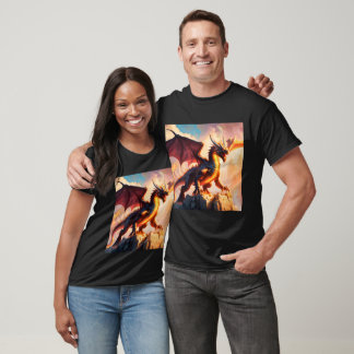 Japanska Dragon Kung T Shirt