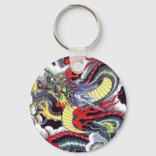 Japanska Dragon Nyckelring