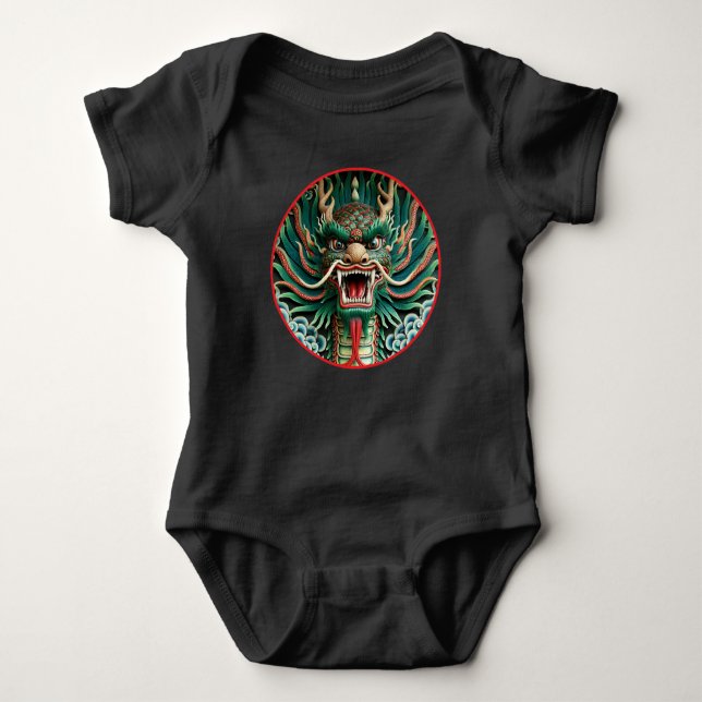 Japanska Dragon- och Shinto-buddhistiska tradition T Shirt (Framsida)