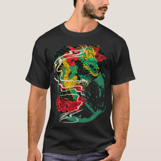 Japanska Dragon Ori Art Tee