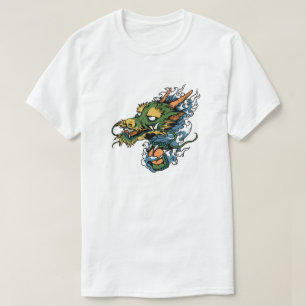 Japanska Dragon T Shirt