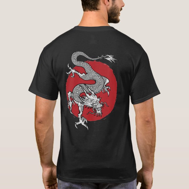 Japanska Dragon T Shirt (Baksida)