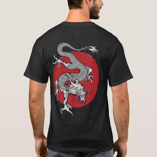 Japanska Dragon T Shirt (Baksida)