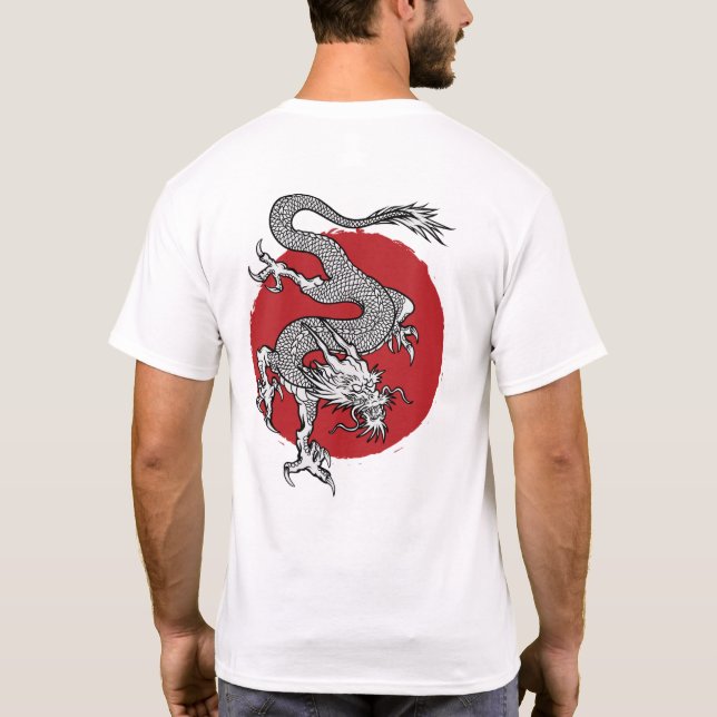 Japanska Dragon T Shirt (Baksida)