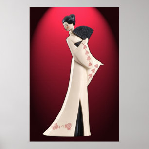 Japanska Empress 36 x 24 Poster