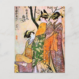 Japanska Engrave Three Geisha 1911 Vykort