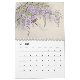 JAPANSKA FÅGLAR & BLOMMOR KALENDER