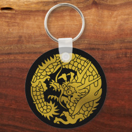 Japanska familjen Crest-Dragon Nyckelring