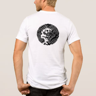 Japanska familjen Crest-Dragon T Shirt