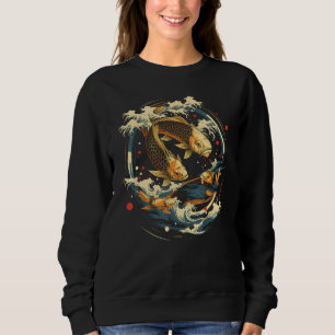 Japanska fiskkoi japanska konstgrafiska tejp åt mi t shirt