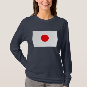 Japanska Flagga av japanska gåvor av Nippon fläk Tee
