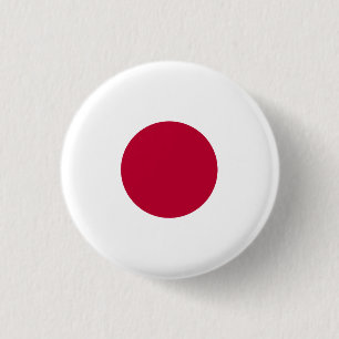 Japanska Flagga, Flagga i Japan Knapp